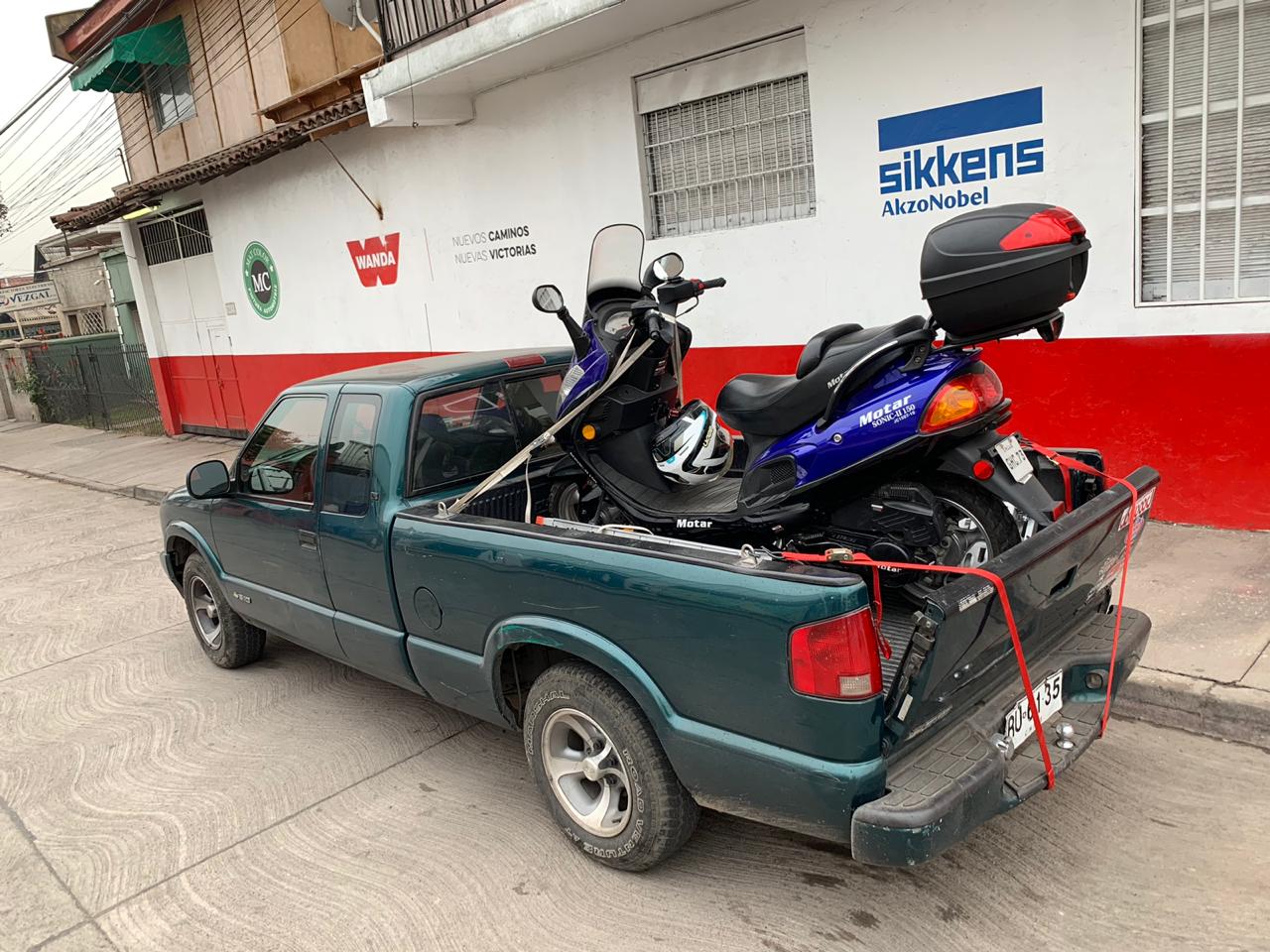Traslados de motos.