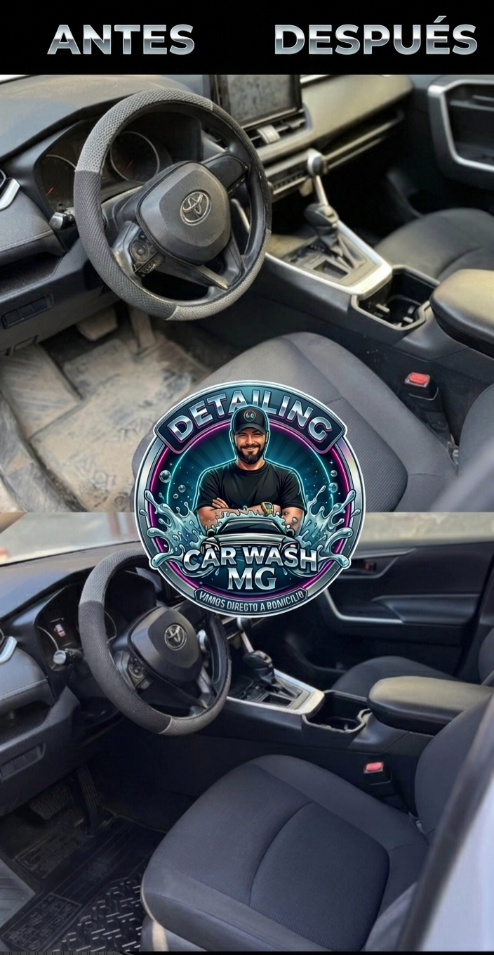 Simple un antes y un despues con @car_wash_mg_detail