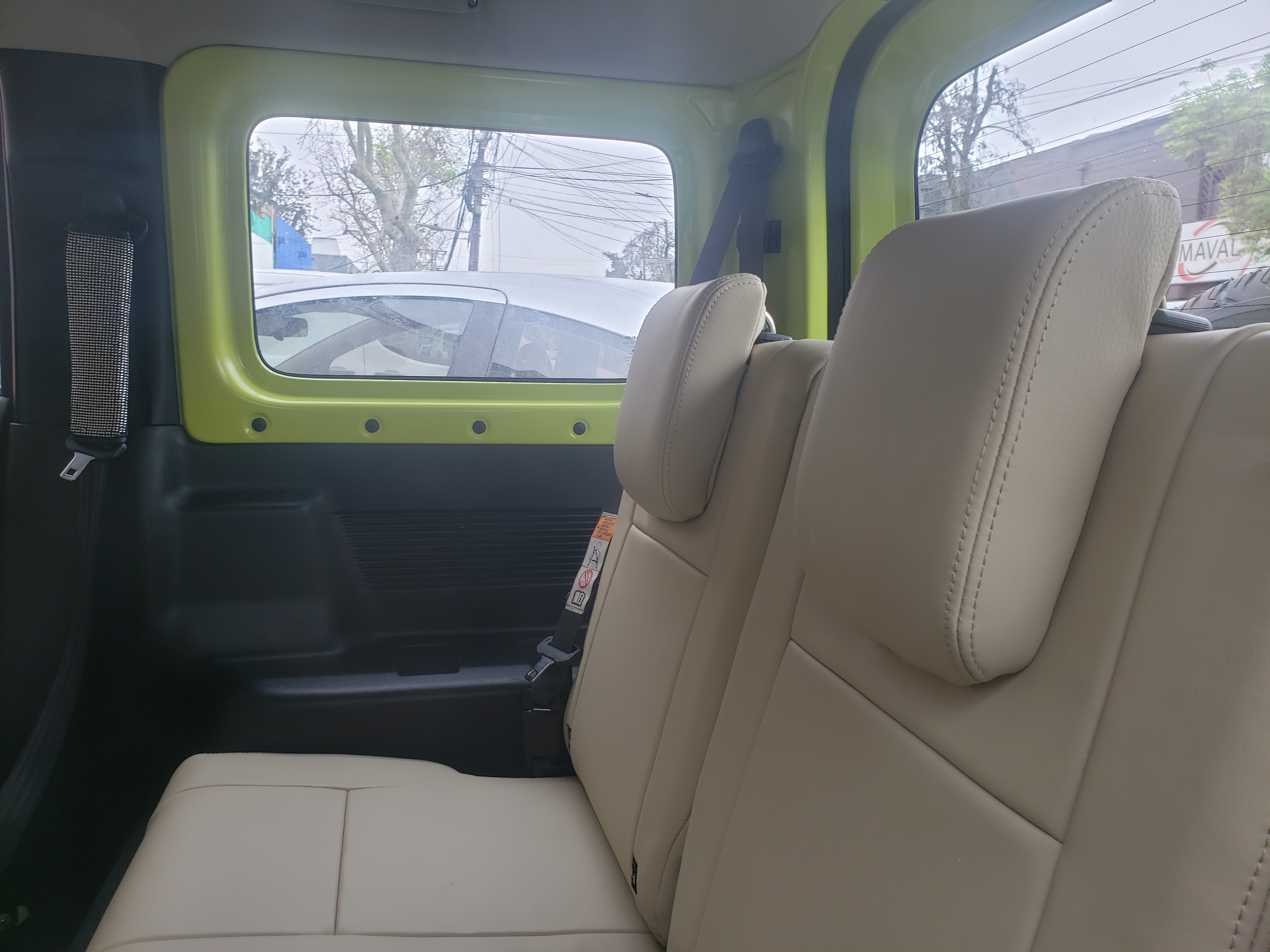 Tapicería cuero natural