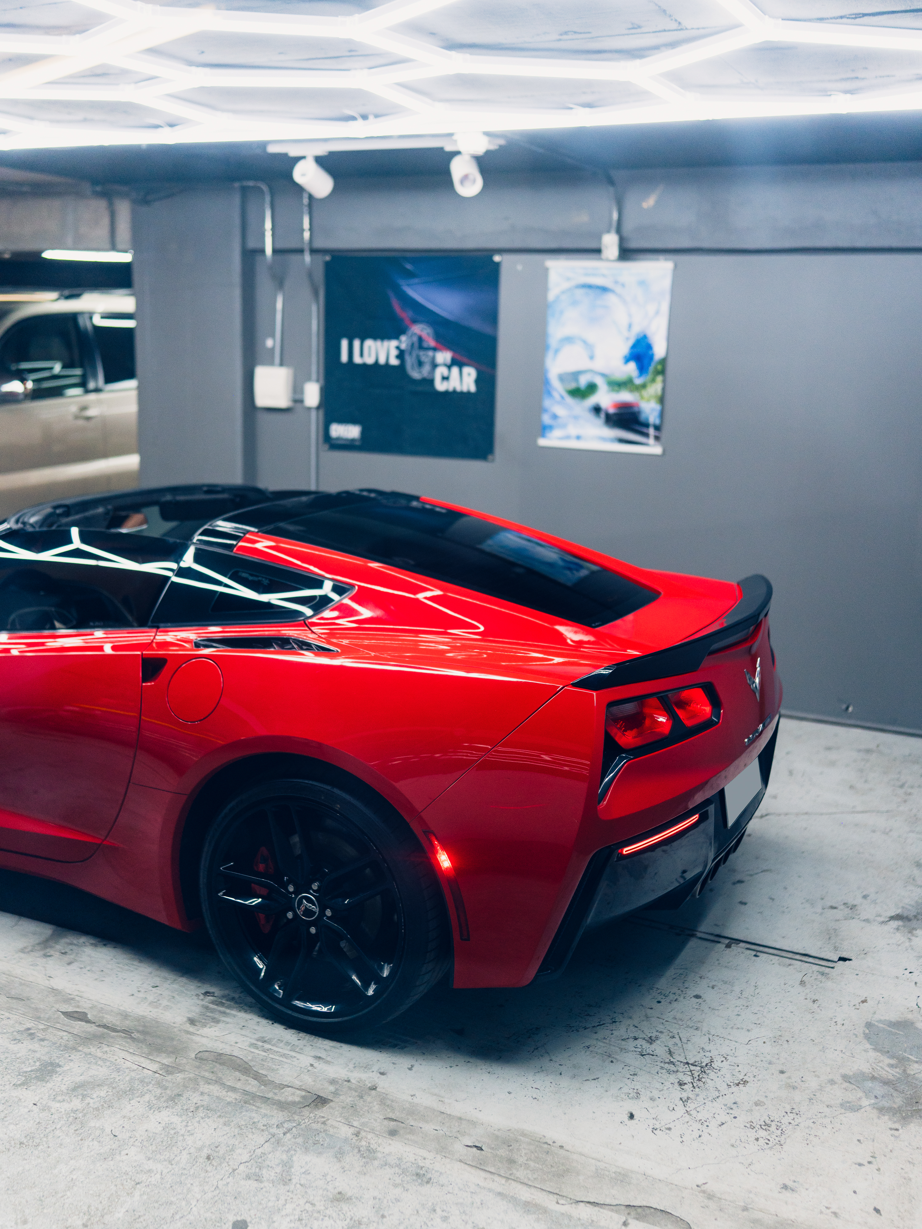 Restauración en vehículo Corvette