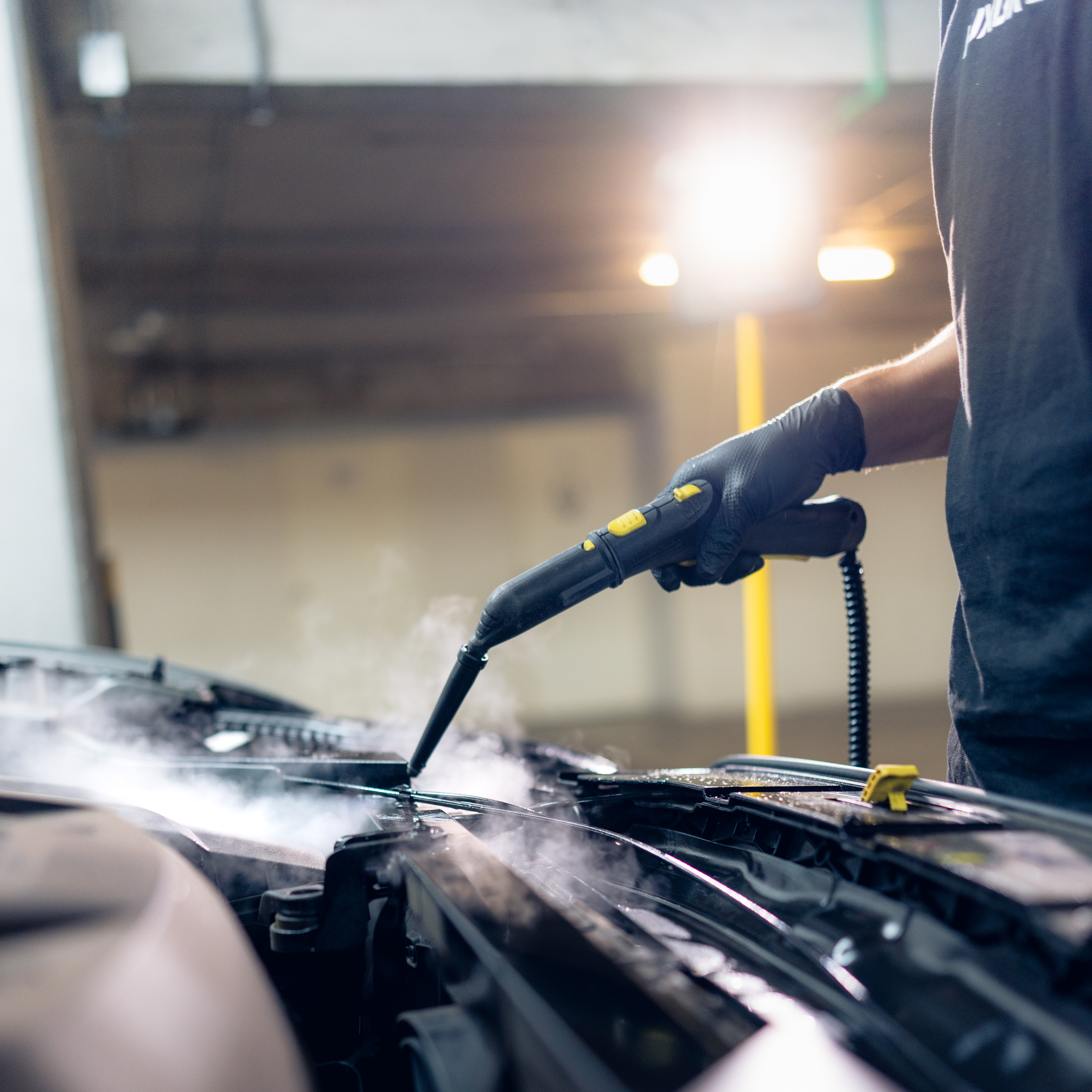 Limpieza de motor a vapor Audi Q3