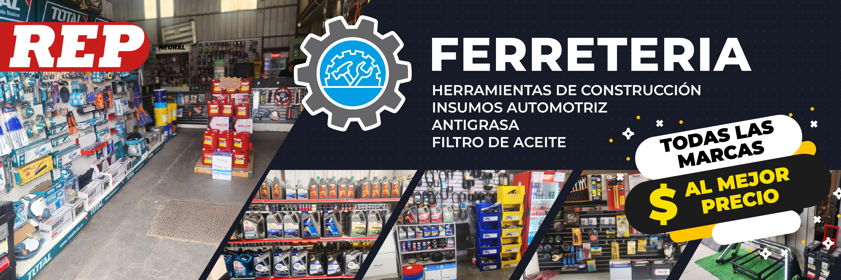 Foto de Ferreteria, Lubricentro Cafeteria y grafica Rep