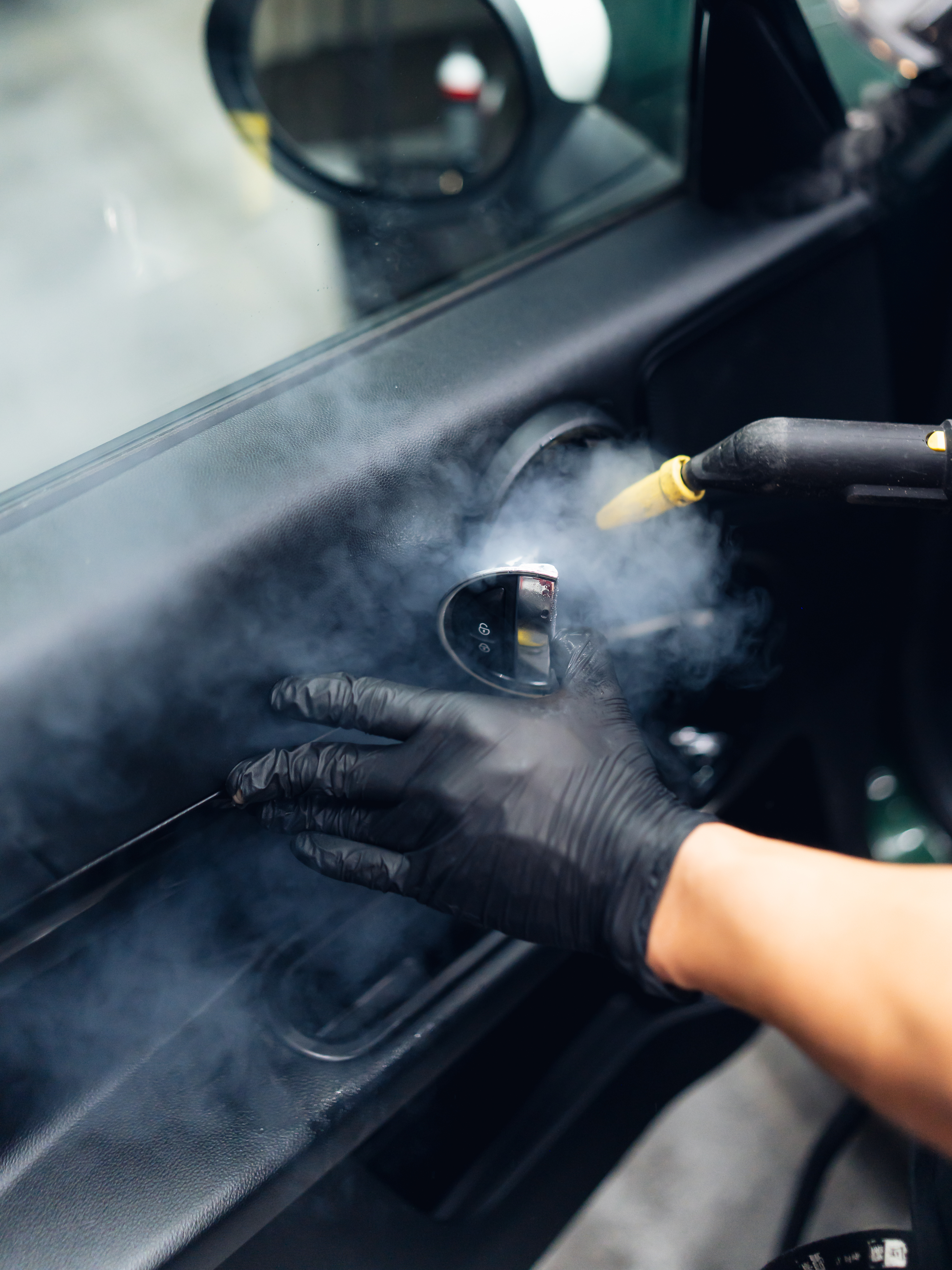 Limpieza interior detallada, y vapor controlado en Mini countryman