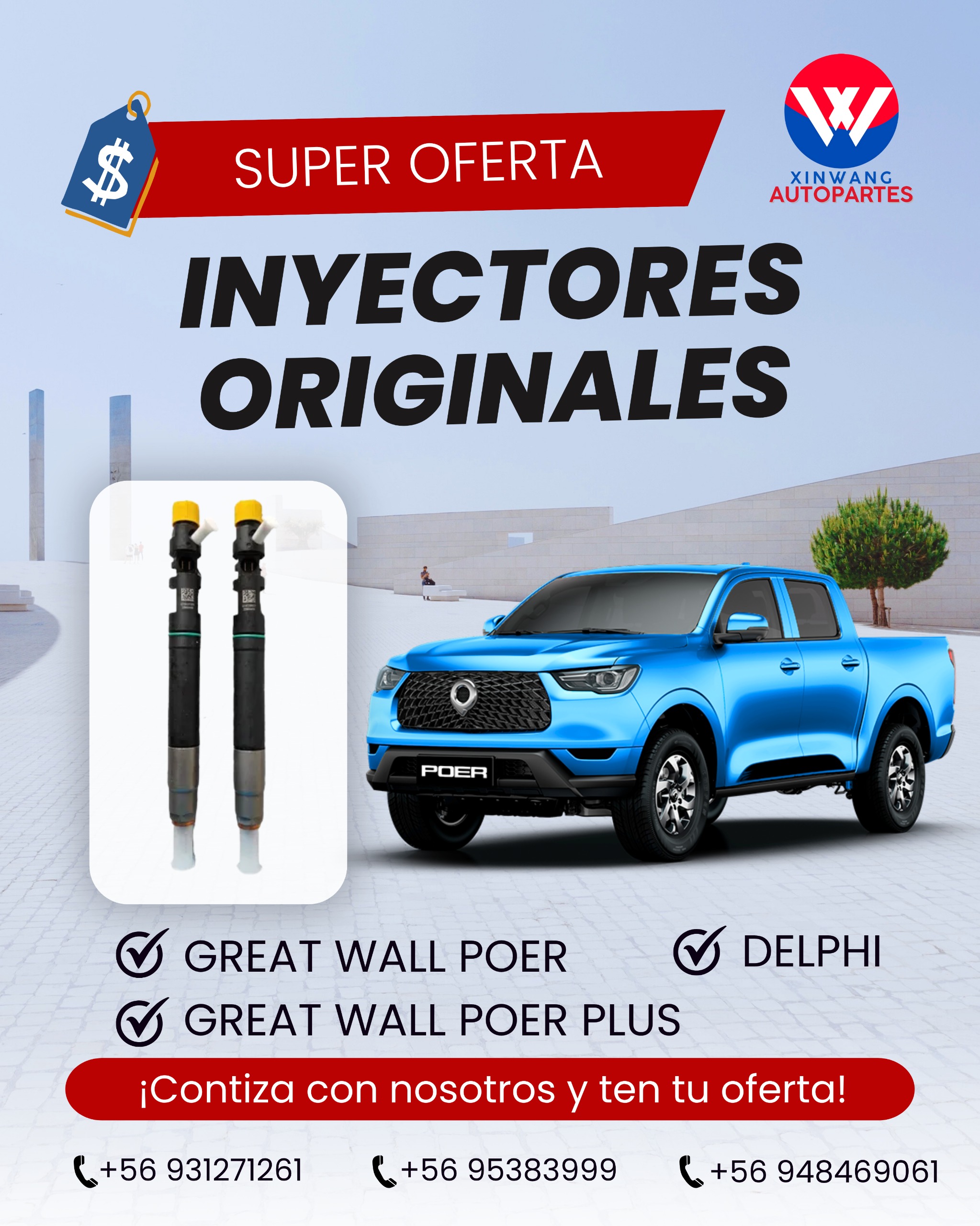 INYECTOR ORIGINAL GREAT WALL POER