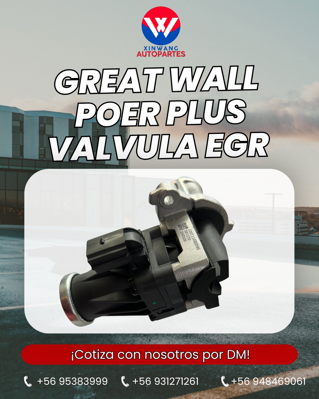 VALVULA EGR GREAT WALL POER