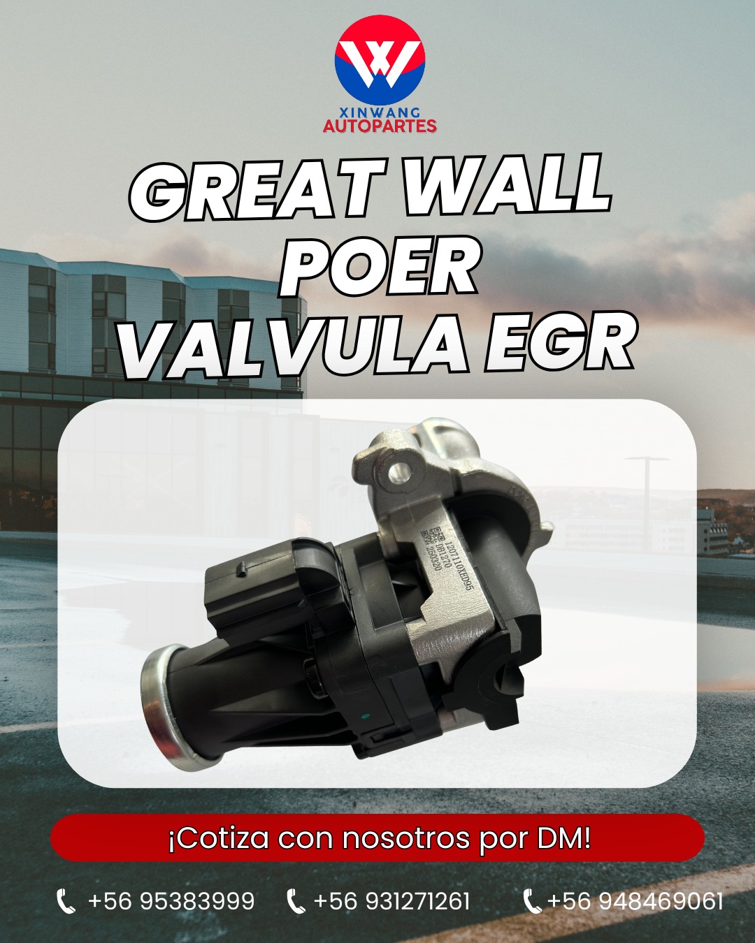 VALVULA EGR GREAT WALL POER
