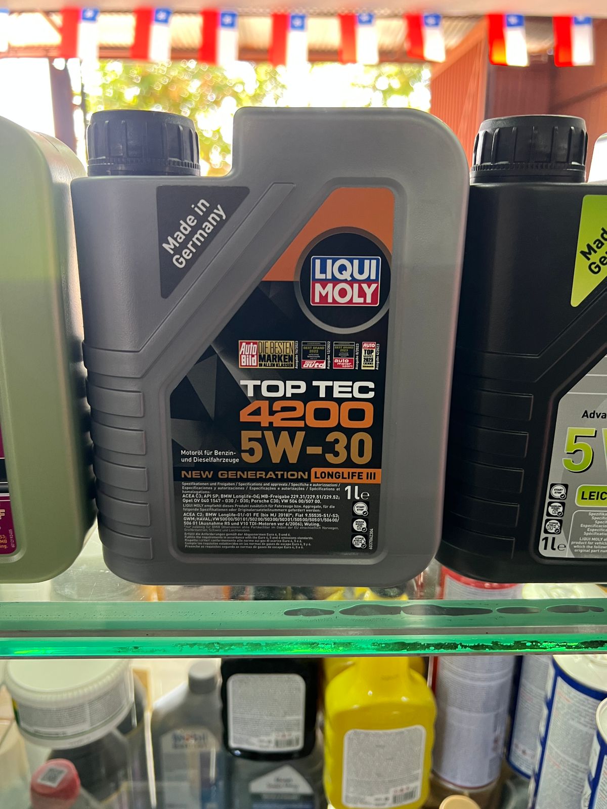 Liqui Moly TopTec 5W-30 de 1 litro. $20.000