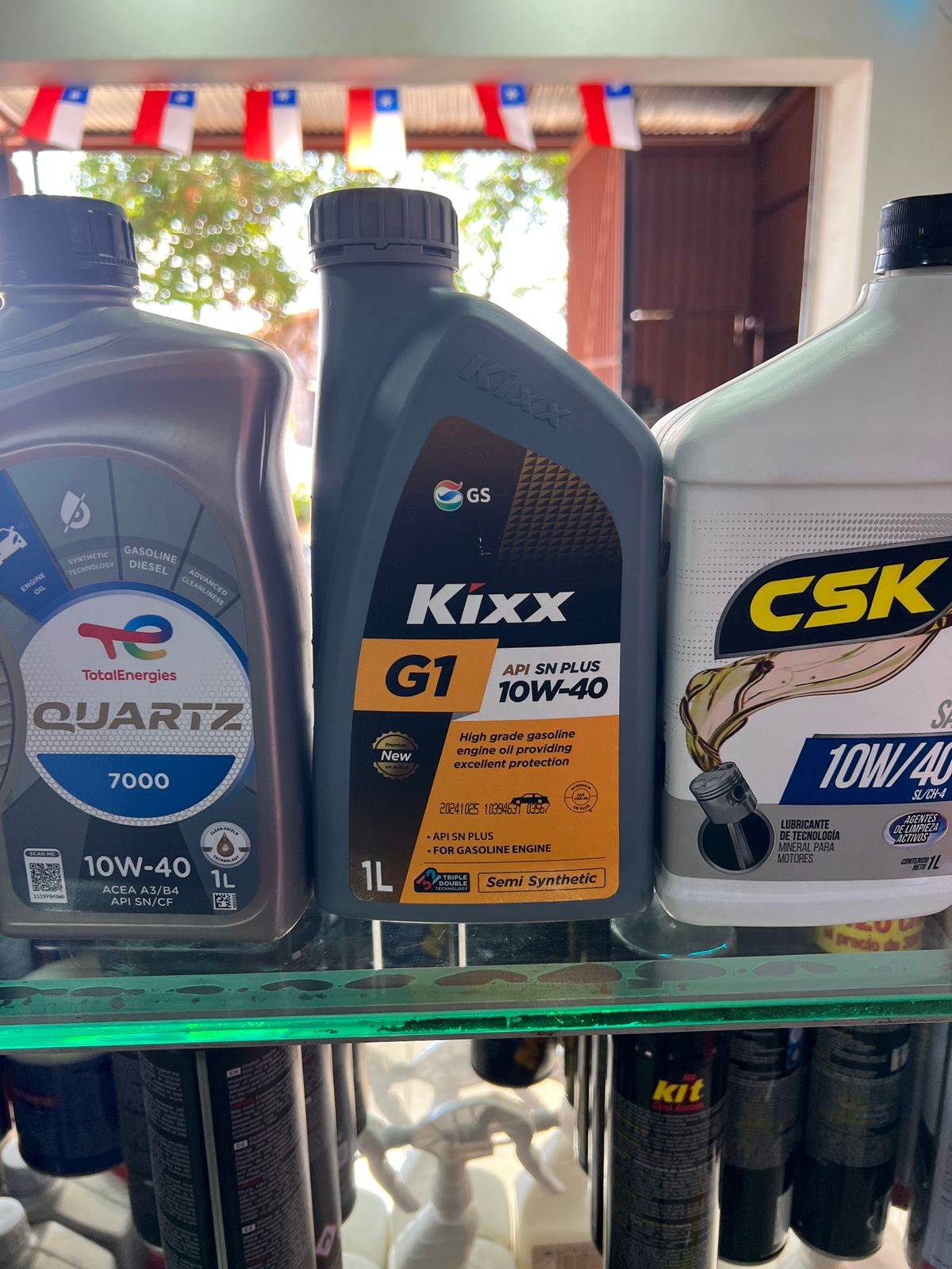 Kixx 10W-40 de 1 litro. $8.000