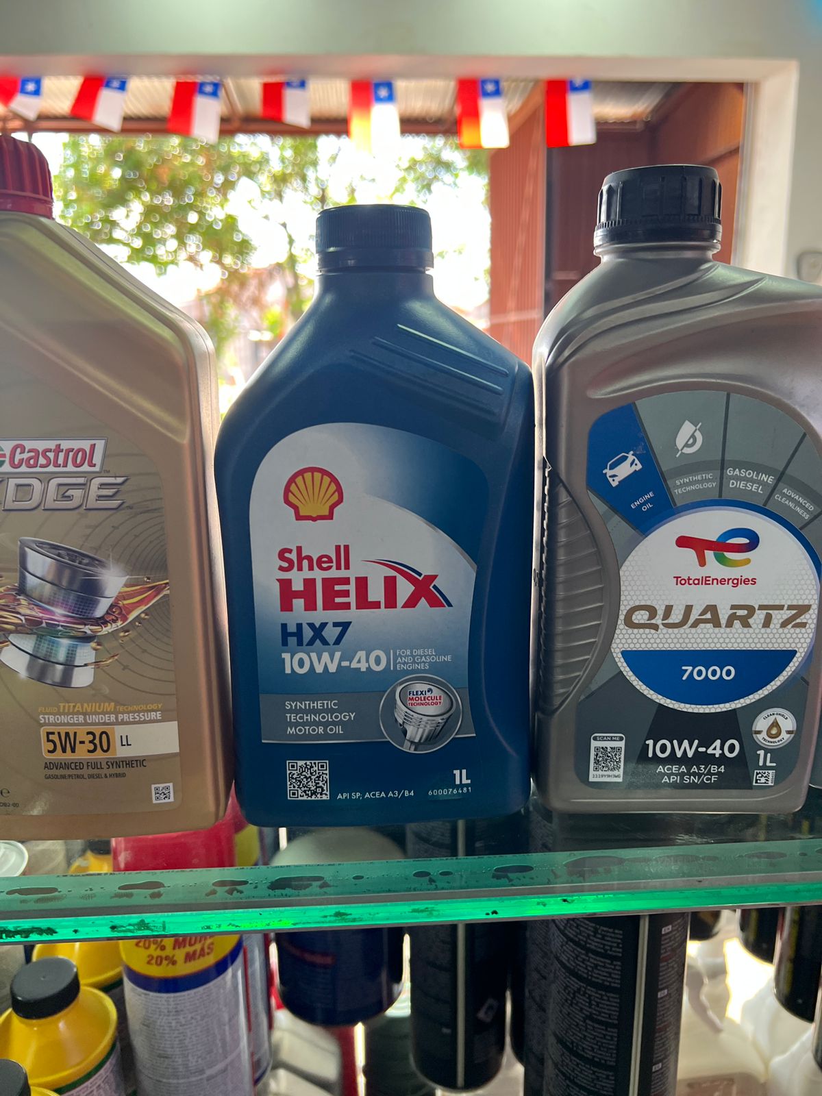 Shell HX7 10W-40 de 1 litro. $10.900