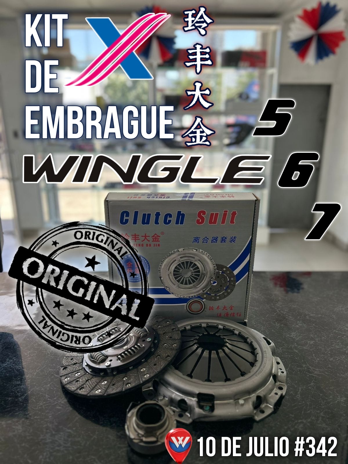 KIT EMBRAGUE WINGLE 6/7