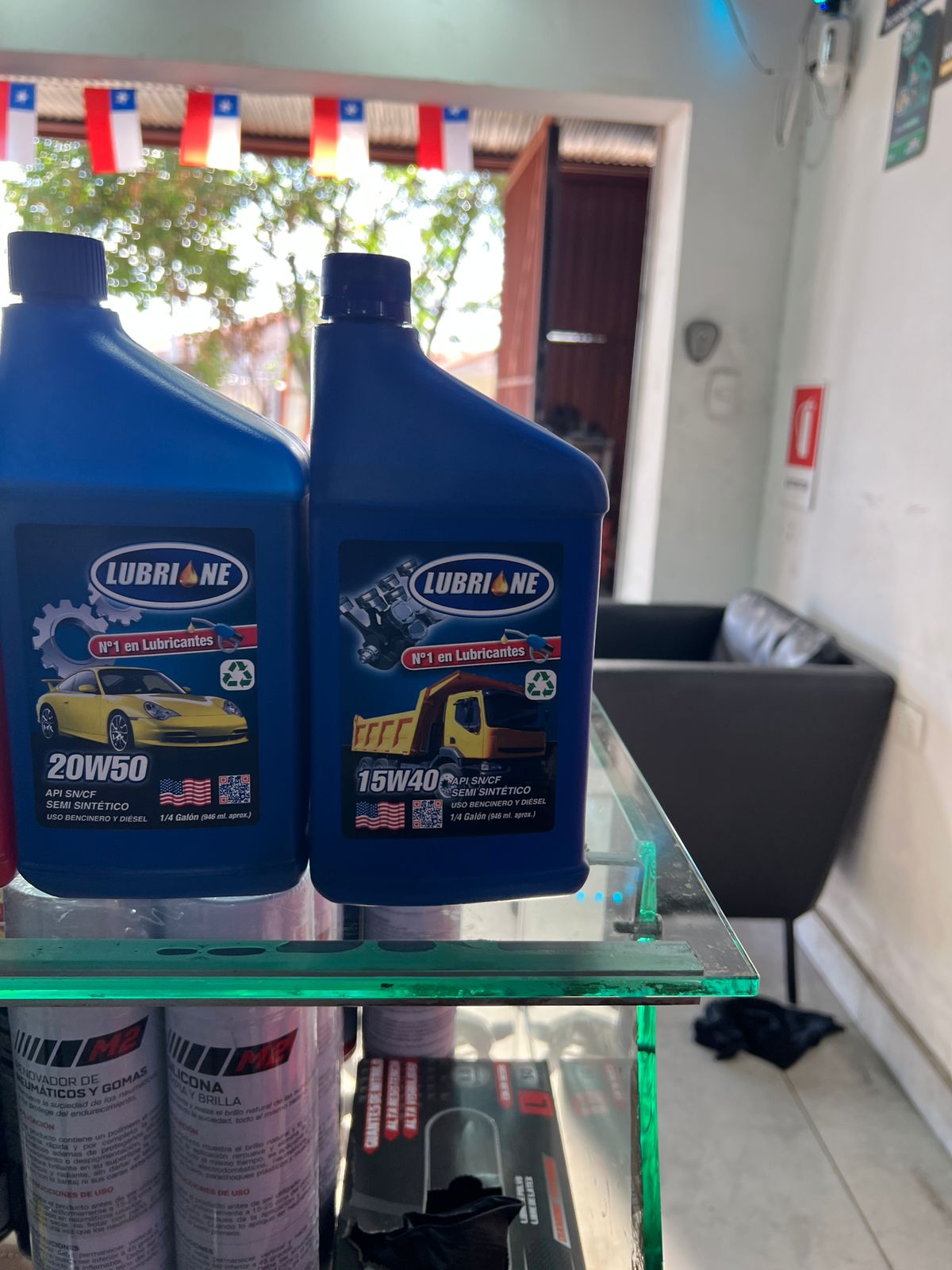 Lubrione 15W-40 de 1 litro. $5.000