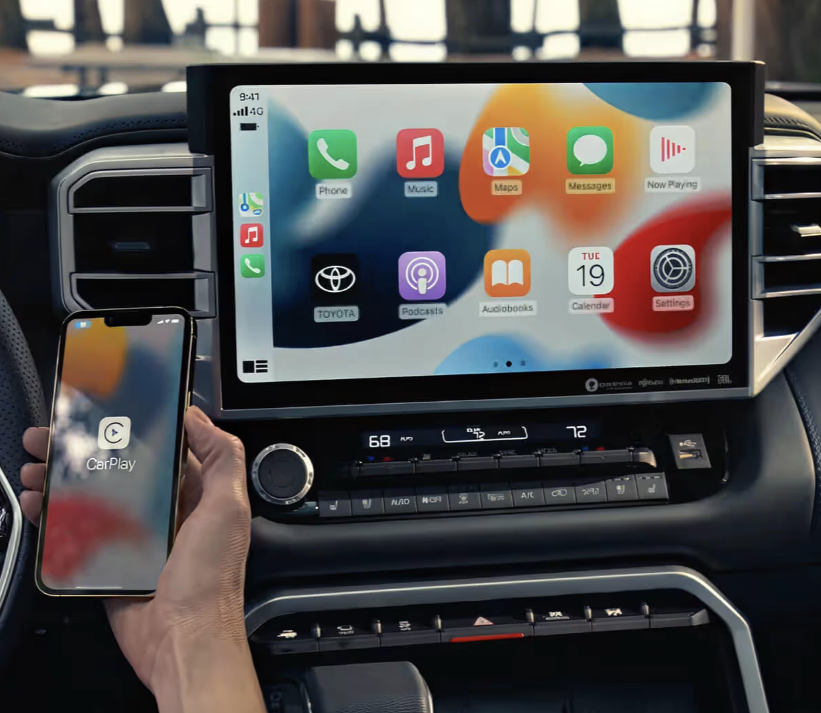 Carplay y pantalla multimedia