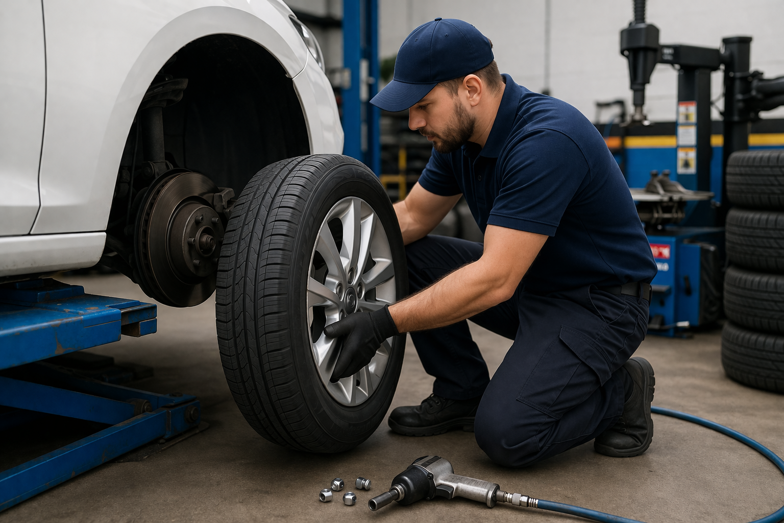 Cambio de neumáticos
