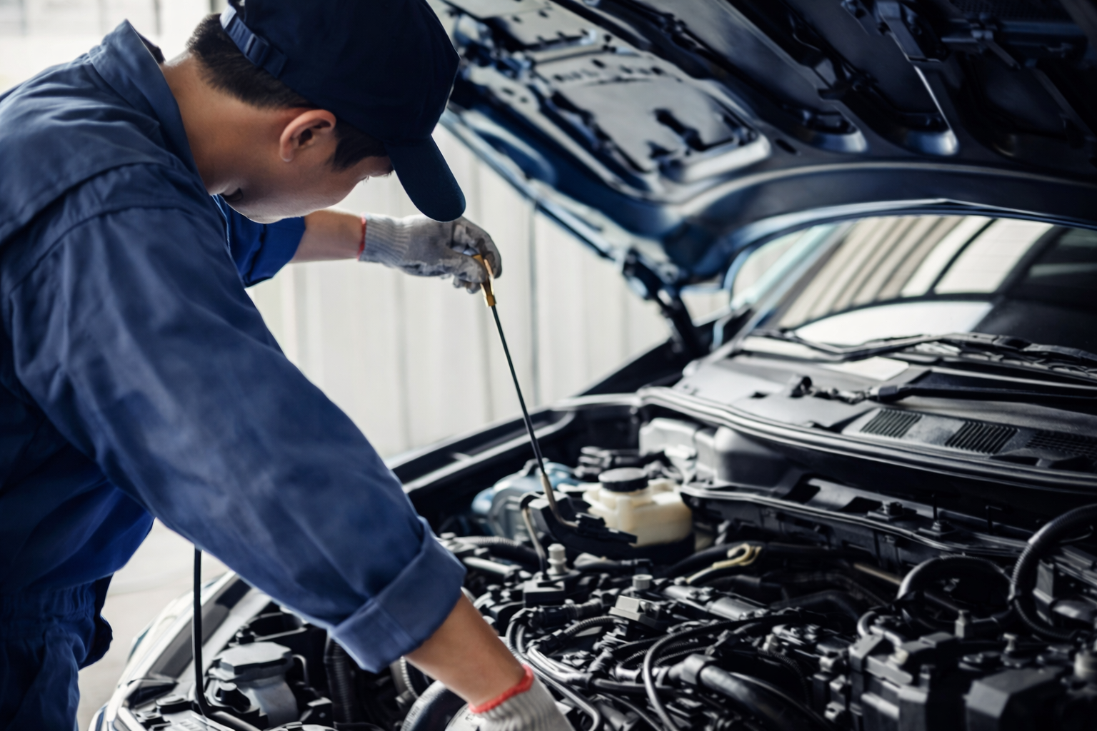 Cambio de aceite con retiro