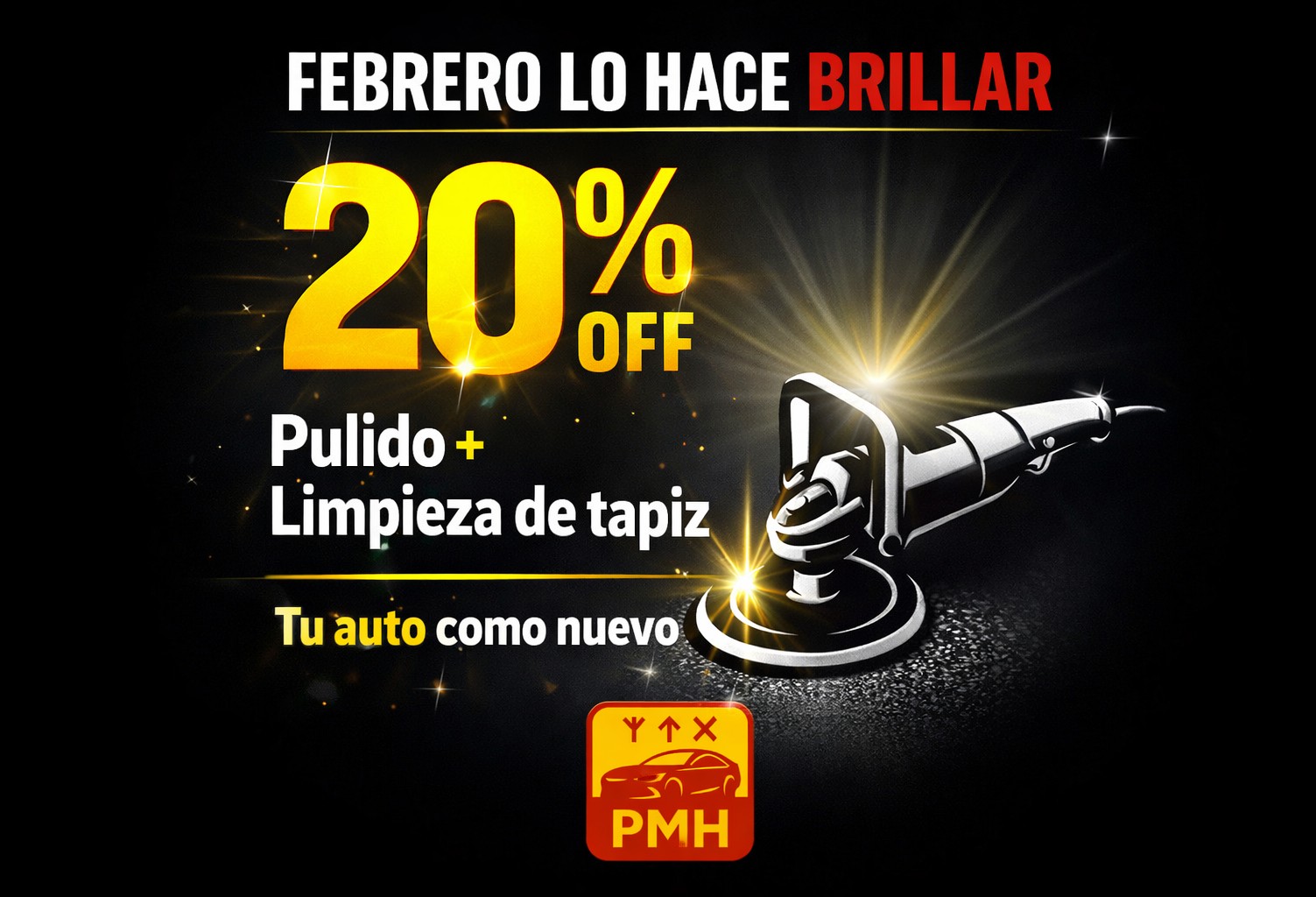 Febrero con 20% off en pulido