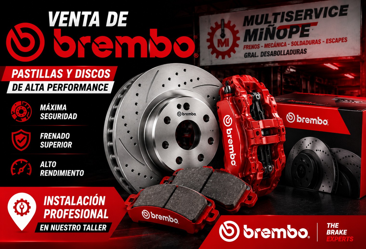Cotiza tus frenos con nosotros